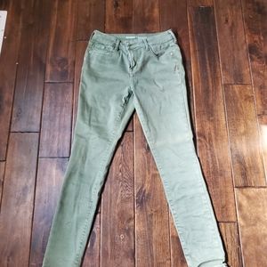 Old Navy Rockstar Olive jeans
